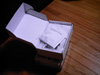 【写真】購入したPolaroid izone550のテスト撮影5。ホワイトバランスを蛍光灯でizone550の箱を撮影。