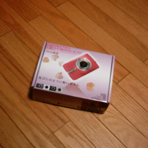 【画像】スーパーミニデジタルカメラ K/Hの箱