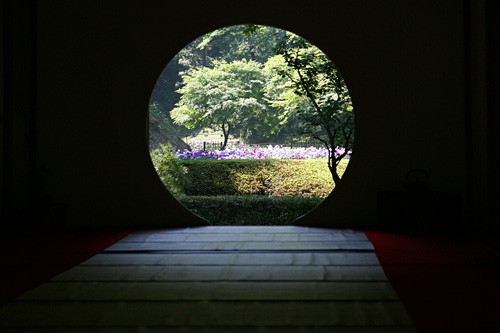 【画像】明月院（+紫陽花）写真ギャラリー5〜円窓