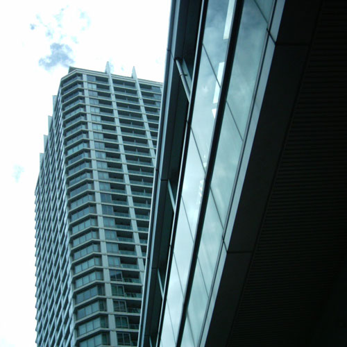 ミニデジ（MiniDigi）で撮影下横浜駅北口方面界隈のビル4