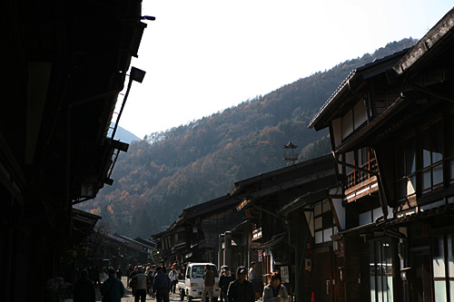 【写真】奈良井宿の町並み1