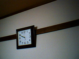 【画像】PIXSLIMisで試し撮りした室内の時計