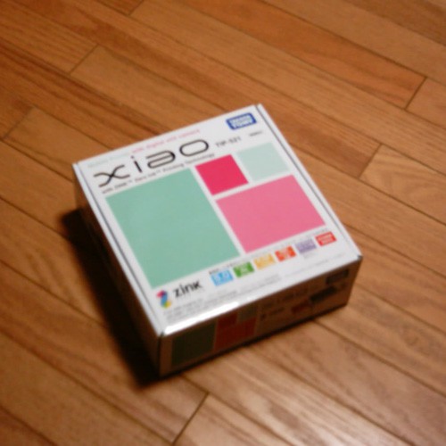 【画像】購入したタカラトミーxiaoのパッケージをミニデジ（MiniDigi）で撮影