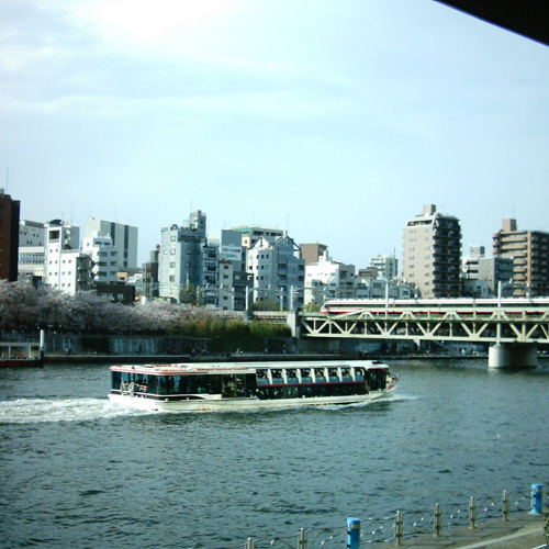 【画像】隅田川を運航する観光船をミニデジで撮影
