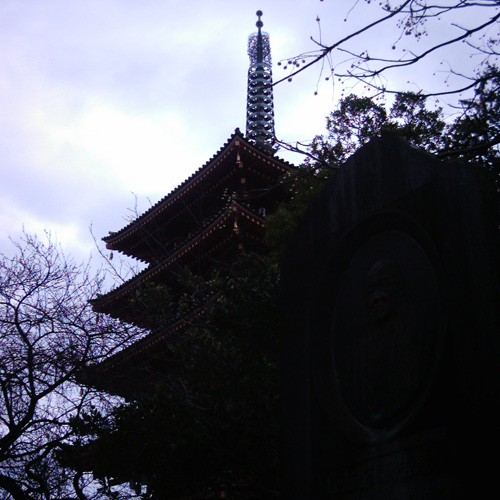 【画像】関東三大不動の一つ高幡不動尊の五重塔を元旦にミニデジで撮影3