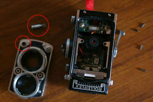 【画像】初代ミニデジ（MiniDigi）レンズ部分のカバーを外したところ by EOS 5D