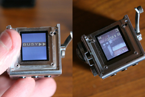 【画像】ネジを締め終えてテスト撮影をしている初代ミニデジ（MiniDigi） by EOS 5D