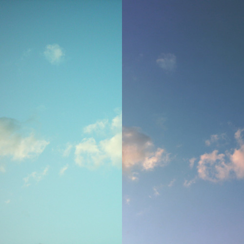 【画像】新旧ミニデジ（MiniDigi）で撮影した空と雲