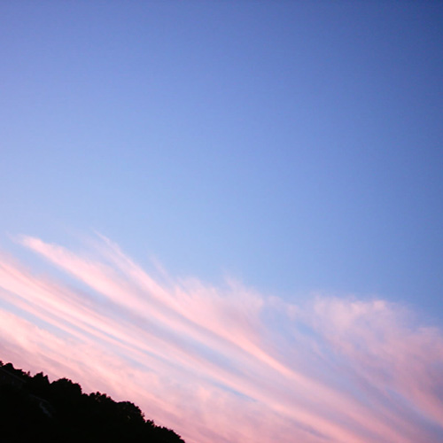 【画像】ミニデジ（MiniDigi）で撮影した朝焼けの空と雲2