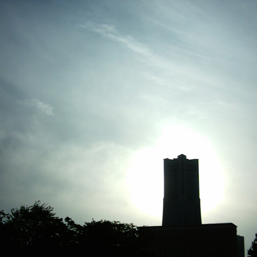 【画像】ミニデジ（MiniDigi）で撮影した夕方のランドマークタワー